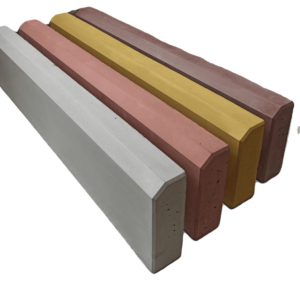 Борт тротуарный 1000*200*80мм (цветной)