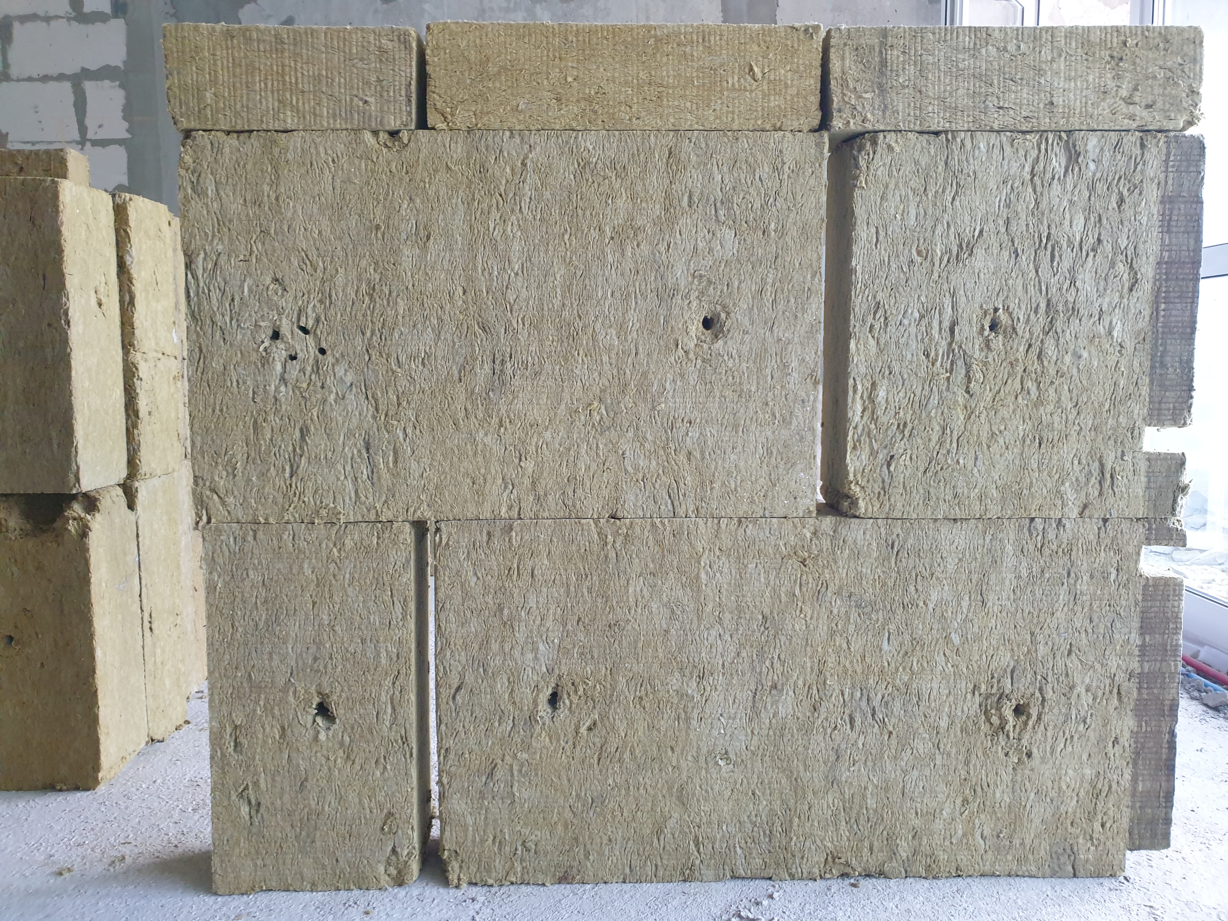 Минвата фасадная 120 кг/м³ 1200x600x180