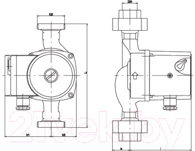 Циркуляционный насос IMP PUMPS GHN 20/60-180
