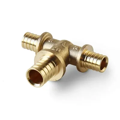 Тройник латунный переходной 16х20х16 pro aqua