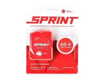Нить уплотнительная (бокс 50 м) + катушка 50 м sprint