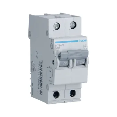 Автоматический выключатель  hager my240 2p c 40 a 4,5 кa