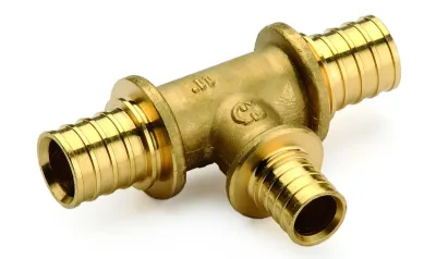 Тройник латунный редукционный goldfix 32х25х25 general fittings