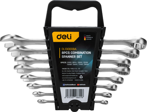 Набор ключей Deli Комбинированных YS EDL130008A