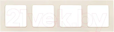 Рамка для выключателей и розеток EKF PROxima Стокгольм / EZM-G-303-20