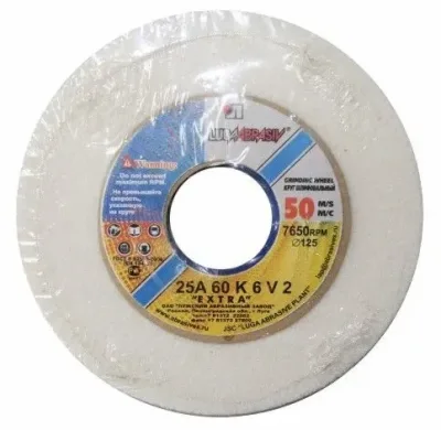 Круг шлифовальный пп (1) 400х40х127 25а 40 к 6 v 50 lugaabrasiv