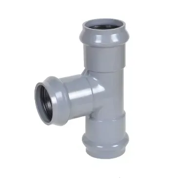 Тройник раструб нпвх сер. нап. с манж. ру 1,0 мпа ду 160/160х90* era