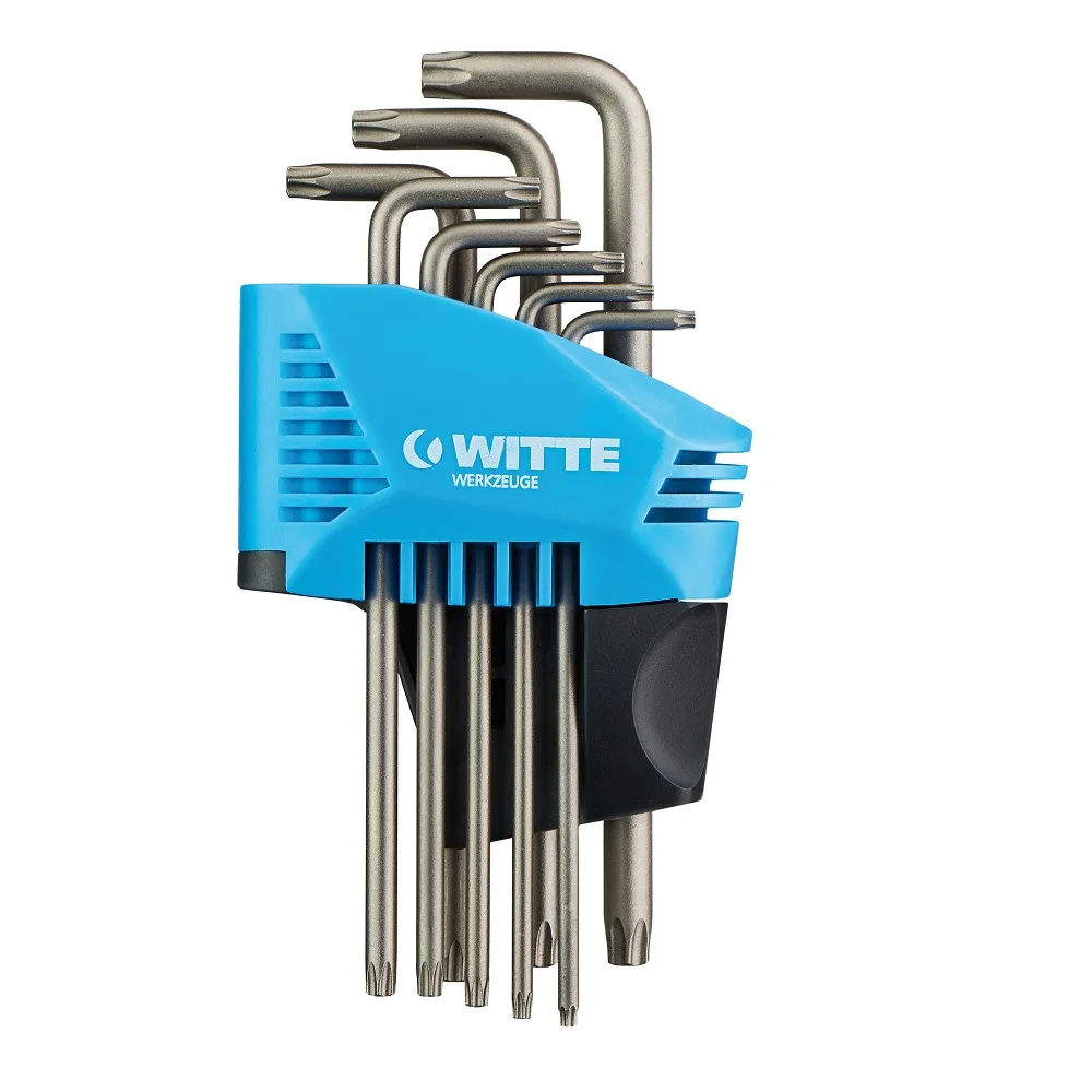 Набор угловых ключей witte torx t9-t40, 8 предметов