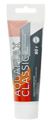 Паста для льна минеральная aquaflax classic на основе графита (туба 80 гр.)