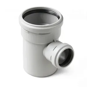 Тройник пп внутр. канал. stilte plus ду 110х58х87,5* серый pro aqua