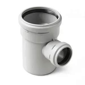 Тройник пп внутр. канал. stilte plus ду 110х58х87,5* серый pro aqua