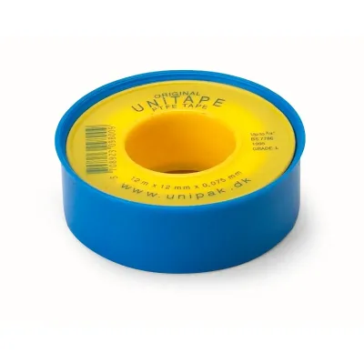 Лента фум "unitape" 12 мм х 0,075 мм (l=13,2 м) unipak