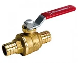 Кран шаровый лат. с соединителями рычаг 1/2" pex арт. gz650y003 giacomini
