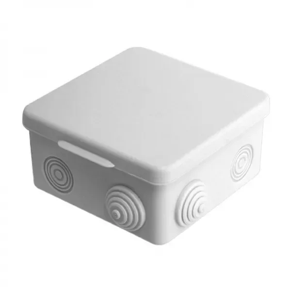 Коробка распаячная оп 100х100х55 мм крышка ip54 8 вых. tdm