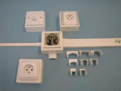 Коробка универсальная для кабельных каналов lkm 45 (hb) 98х98х45 мм lkm 45_hb kopos