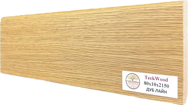 Плинтус Teckwood МДФ Прямой 80x10x2150