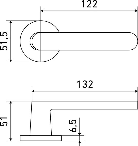 Ручка дверная Аллюр Арт Вита SN 9180