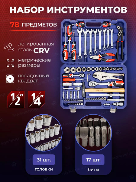 Универсальный набор инструментов Yataforce YF-4782-5(58797)