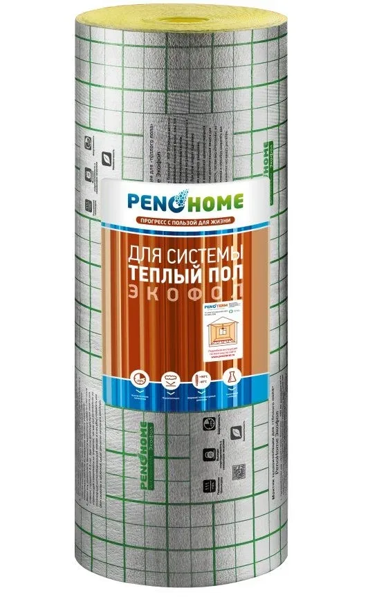 Теплоизоляция для системы "теплый пол"