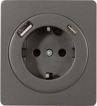 Розетка kranz round kr-78-0704-2