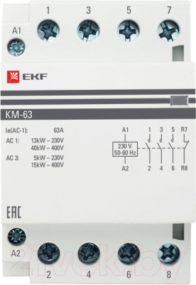 Контактор EKF PROxima KM-3-63-31