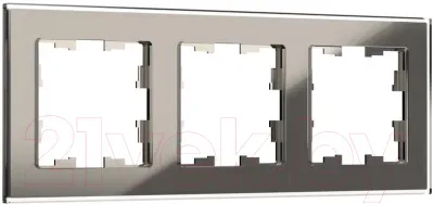 Рамка для выключателей и розеток IEK Brite BR-M32-G-K30