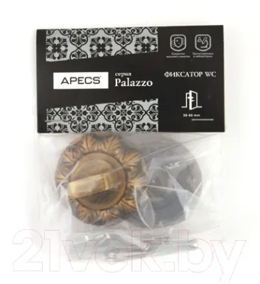 Фиксатор дверной защелки Apecs WC-2412-AN