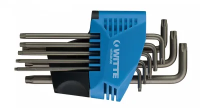 Набор угловых ключей witte torx t9-t40, 8 предметов