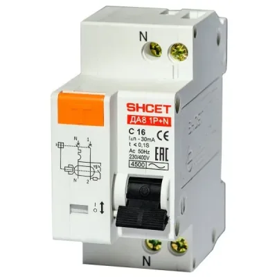 Дифф. авт. да8 1р+n 63а 30ма shcet