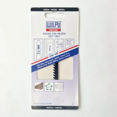 Пилка для лобзика Wilpu K14, 1 шт.