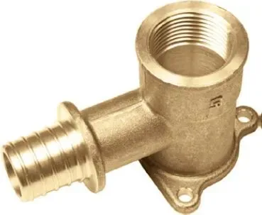 Отвод фиксир. лат. 25х3,5 g 3/4" с ушками арт. 1109285045 (9017.350) kan