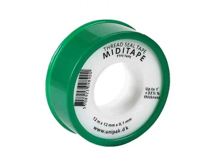 Лента фум "miditape" 12 мм х 0,1 мм (l=13,2 м) unipak