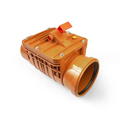 Клапан обратный пп наруж. канал. terra ду 110 (оранж.) pro aqua