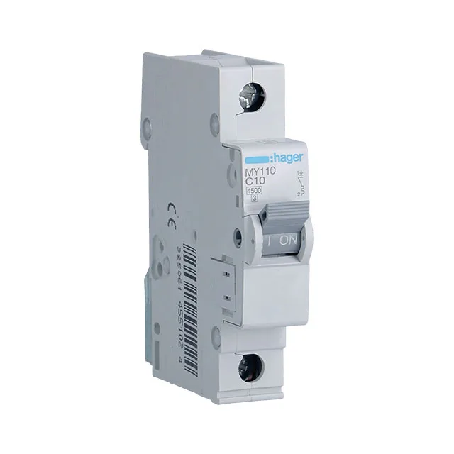Автоматический выключатель  hager my110 1p c 10a 4,5 кa