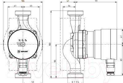 Циркуляционный насос IMP PUMPS NMT Mini 25/40-180