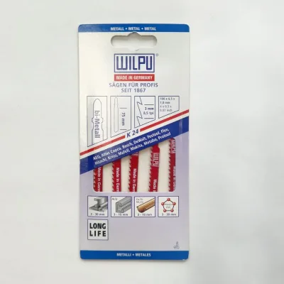 Пилки для лобзика Wilpu K24, 5 шт.