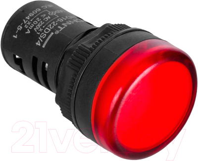 Лампа сигнальная Chint ND16-22DS/2 AC/DC 24В (R) / 592938