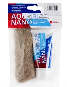Набор паста 80 гр. туба +20 гр. лён (евро) aquaflaxnano