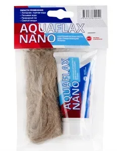 Набор паста 80 гр. туба +20 гр. лён (евро) aquaflaxnano
