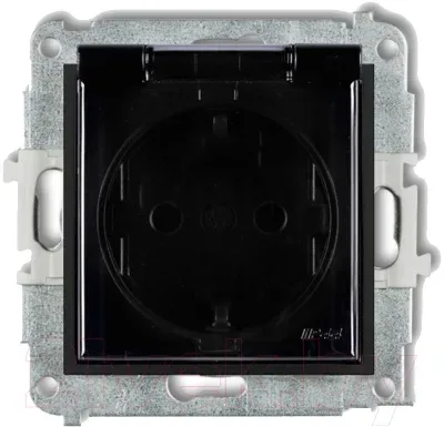 Розетка karlik schuko 12mgpb-1sdp