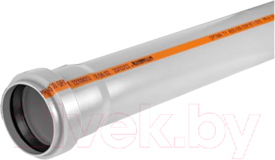 Труба внутренней канализации Valfex Optima 50 0.25м раструбом / 220500025