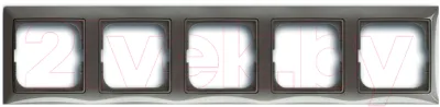 Рамка для выключателей и розеток ABB Basic 55 1725-0-1535