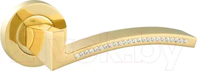 Ручка дверная oro & oro fly swarovski 105cr-16e gp