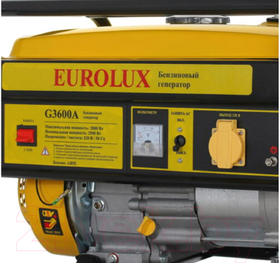 Бензиновый генератор EUROLUX G3600A