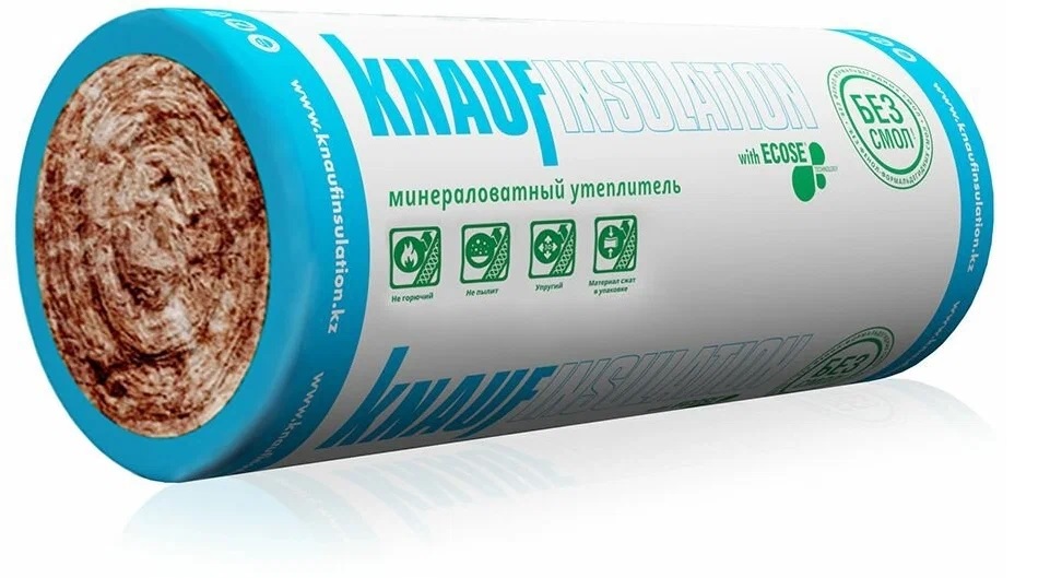 Теплоизоляция/ KnaufInsulation TR 044  AQASTATIC рулон 50*1220*6800 мм, уп=16.6  м2.
