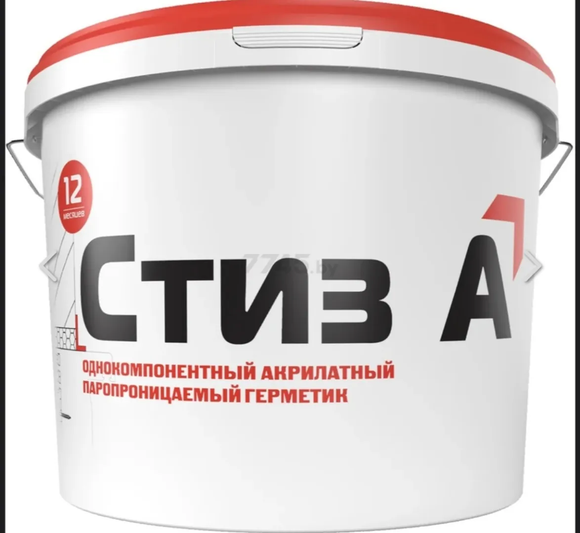 Герметик акриловый стиз а и в паропроницаемые 7кг