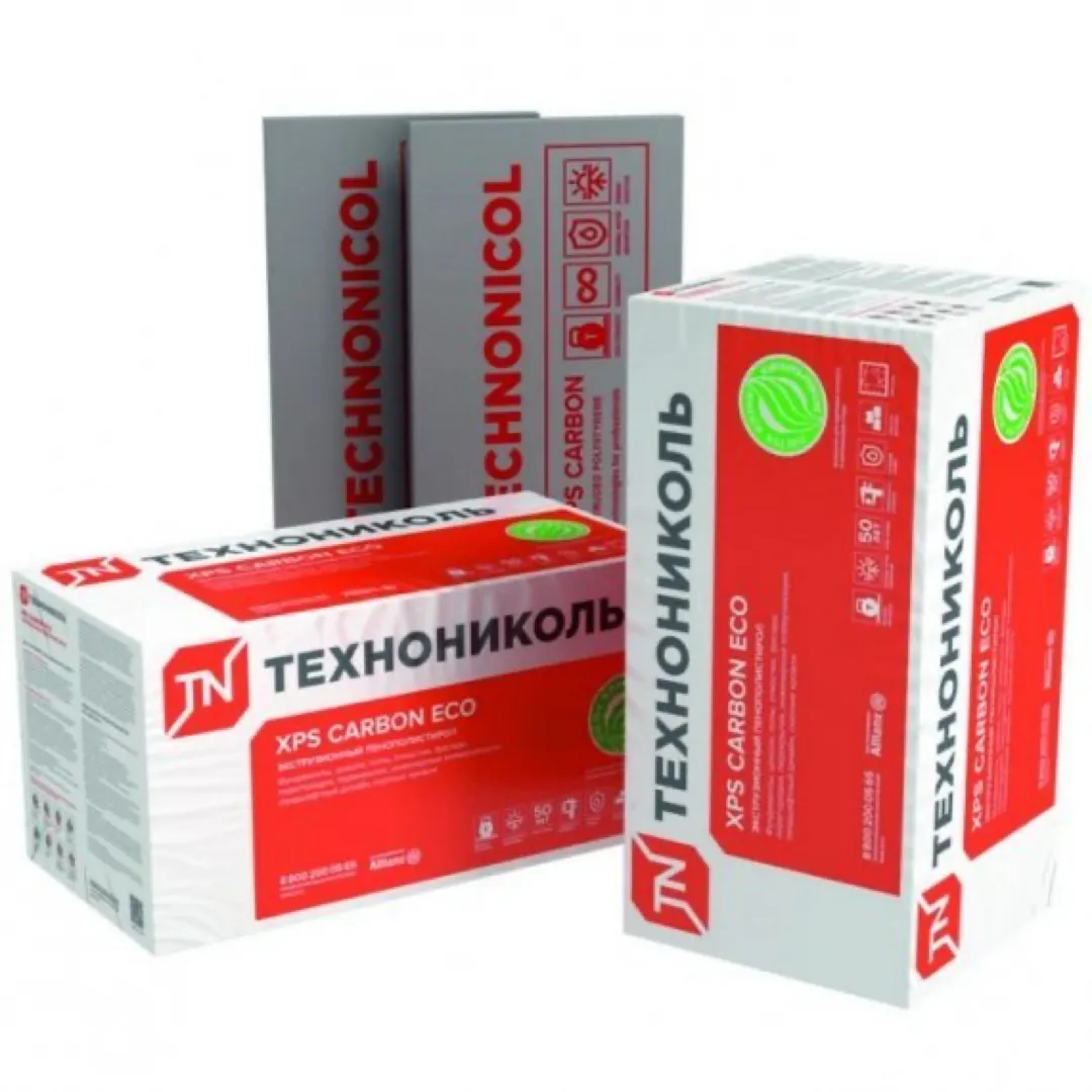 ТЕХНОНИКОЛЬ Carbon Eco 1180х580х50 мм, экструдированный пенополистирол XPS