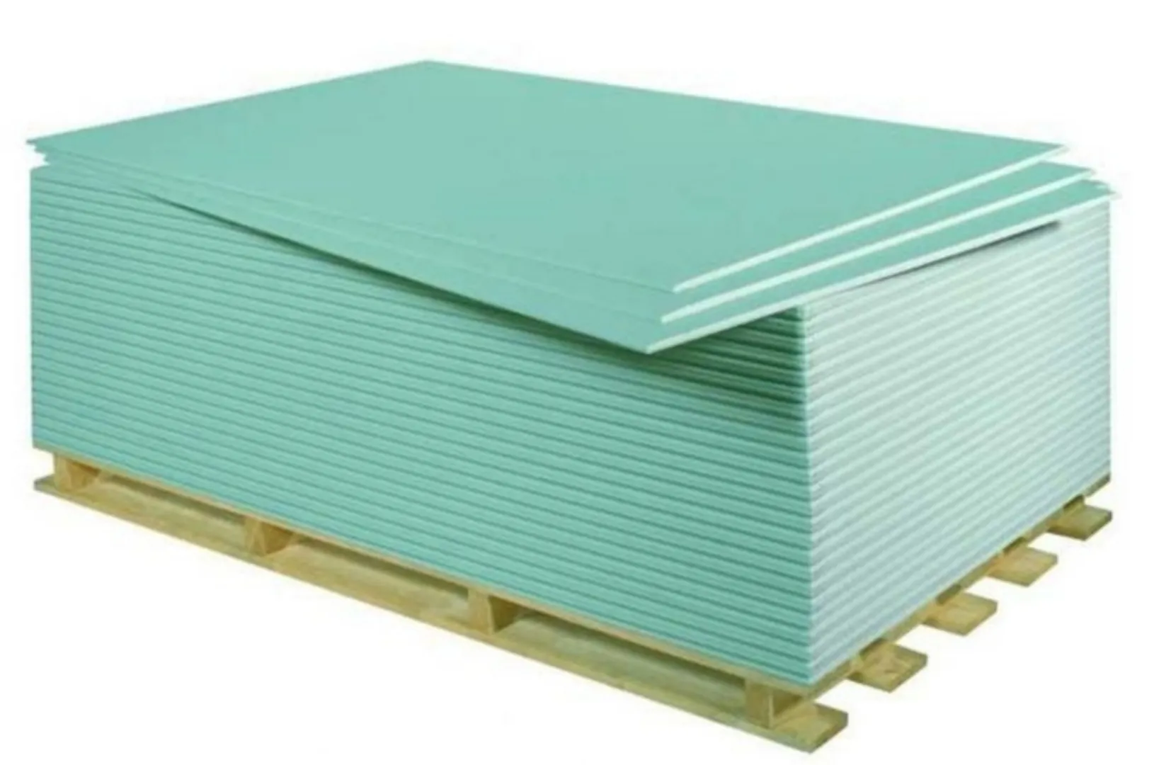 Гипсокартон стеновой ВЛАГОСТОЙКИЙ Кнауф толщина 12,5мм