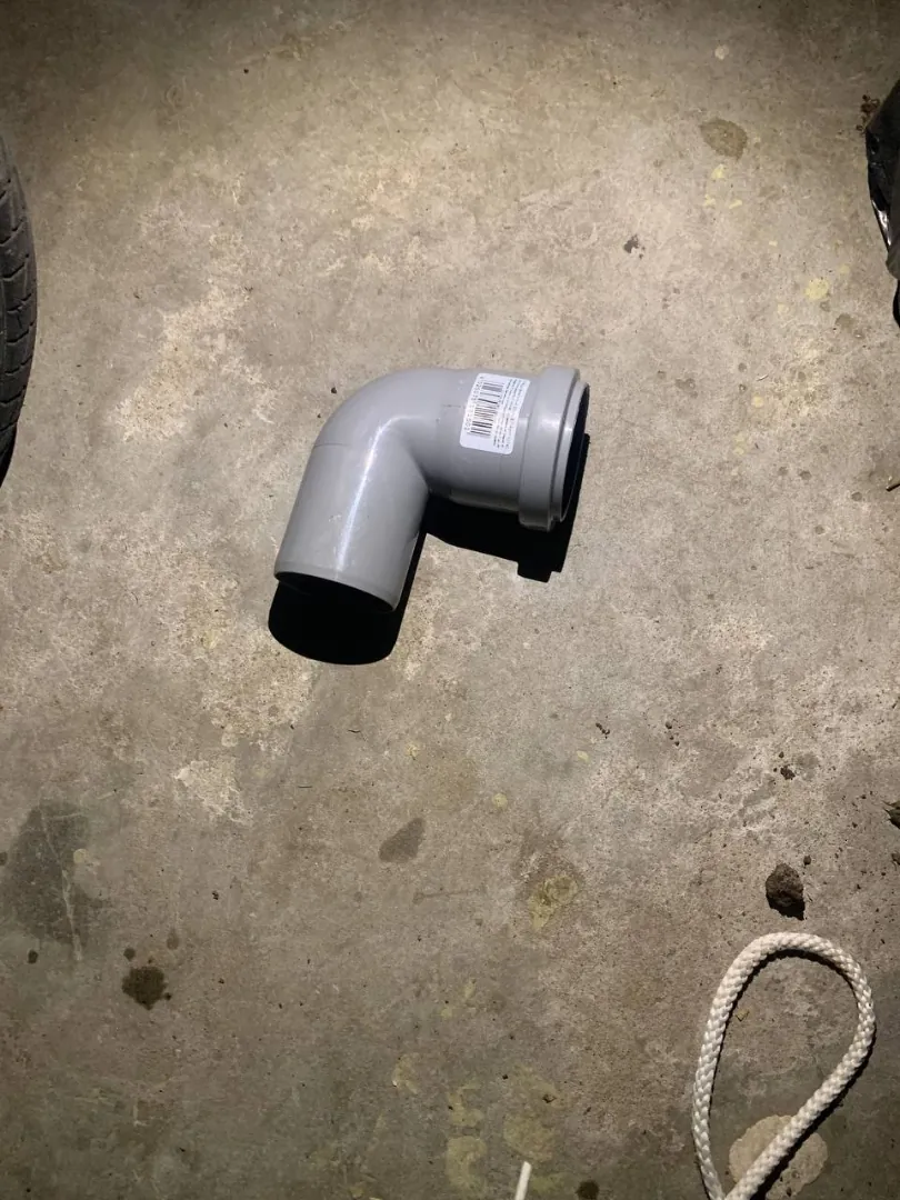 Отвод канализационный 50х87