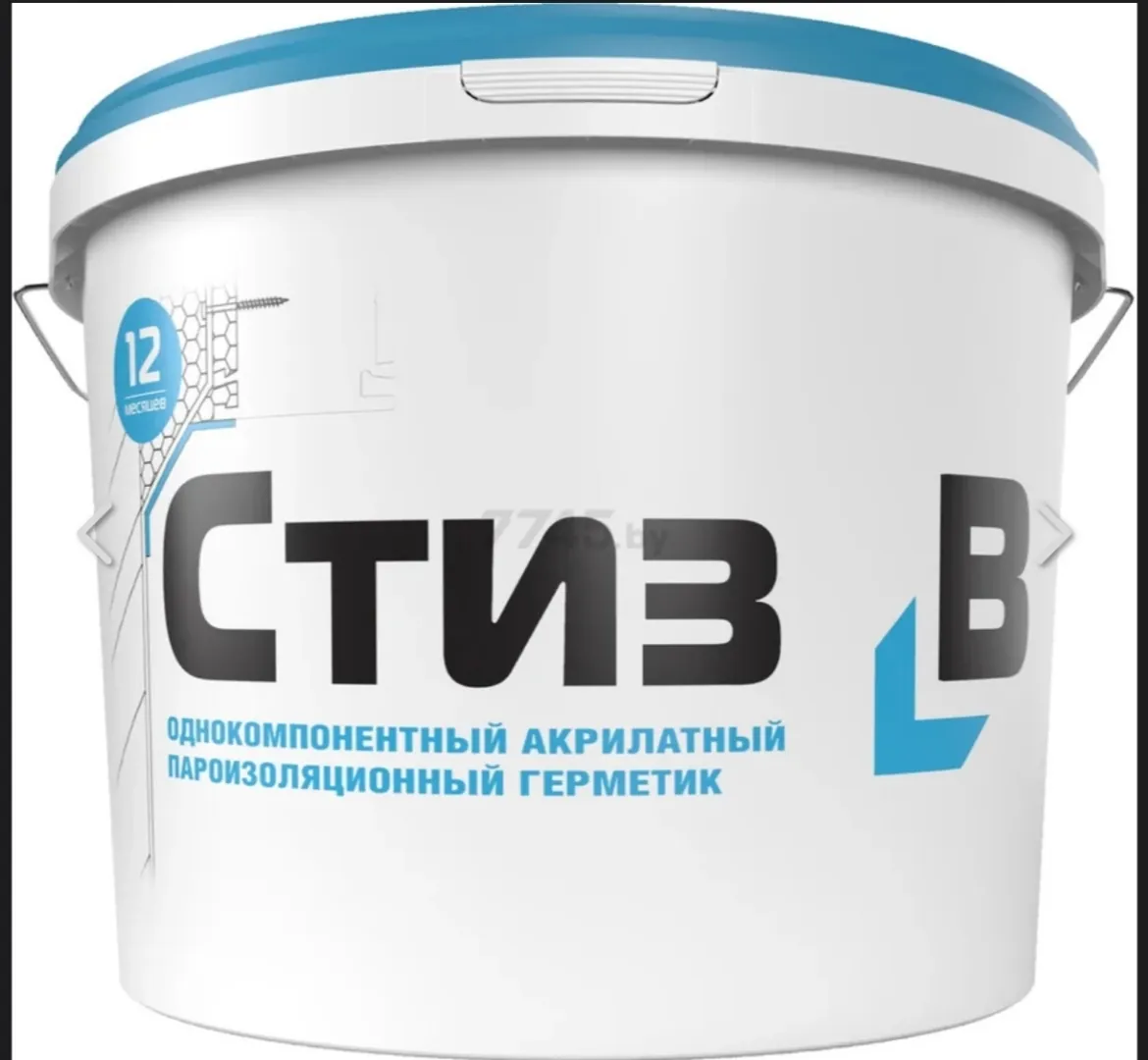 Герметик акриловый стиз а и в паропроницаемые 7кг